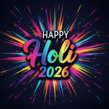 Happy Holi Celebration 2026 Vibrant Background - Free Happy Holi Celebration 2026 Download