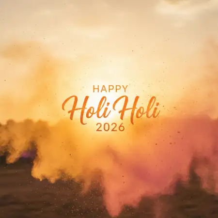 Happy Holi Celebration 2026 Watercolor Background - Free Happy Holi Celebration 2026 Download