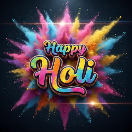 Free Happy Holi Greeting Card Creative Poster Design Image Download