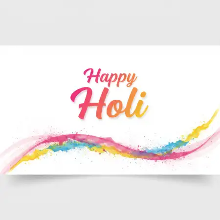 Free Happy Holi Greeting Card Editable Text Template 2 Image Download