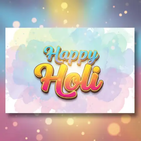 Free Happy Holi Greeting Card Professional Design 2 Image Download