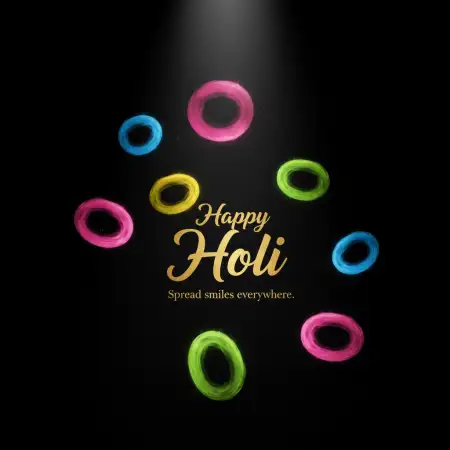 Free Happy Holi Greeting Card With Company Logo 2 Image Download