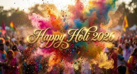 Free Happy Holi Wishes 2026 Eco Friendly Holi Quotes Image Download