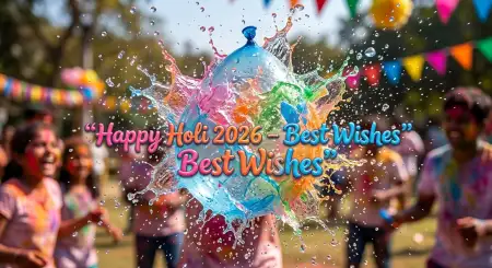 Happy Holi Wishes 2026 Facebook Cover Photo - Free Happy Holi Wishes 2026 Download