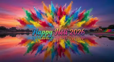 Happy Holi Wishes 2026 Free Greeting Card - Free Happy Holi Wishes 2026 Download