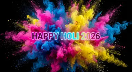 Happy Holi Wishes 2026 Name Art - Free Happy Holi Wishes 2026 Download
