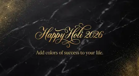 Free Happy Holi Wishes 2026 Premium Luxury Greeting Template Image Download