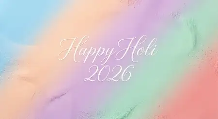 Free Happy Holi Wishes 2026 Printable Greeting Card Text Image Download