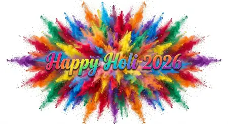 Happy Holi Wishes 2026 Transparent Background - Free Happy Holi Wishes 2026 Download