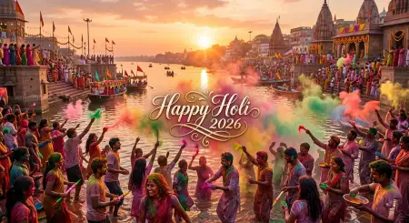 Free Happy Holi Wishes 2026 Unique Captions For Social Media Image Download