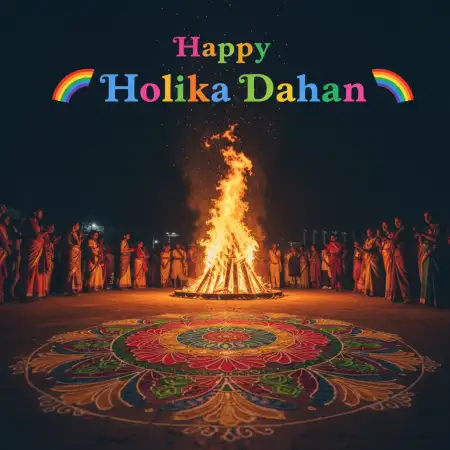 Happy Holika Dahan Festival Banner Png - Free Happy Holika Dahan Download