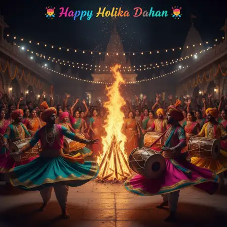 Happy Holika Dahan Indian Festival Wallpaper - Free Happy Holika Dahan Download