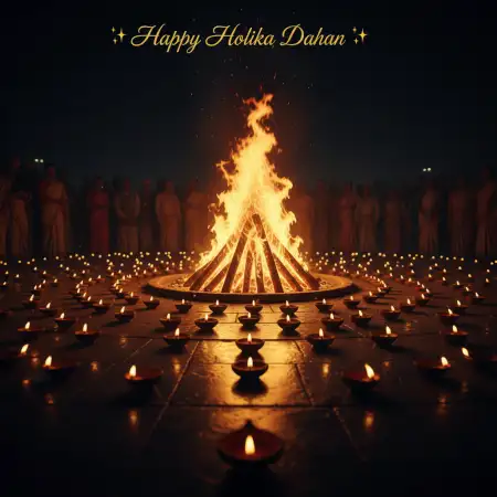 Happy Holika Dahan Indian Tradition Photo - Free Happy Holika Dahan Download
