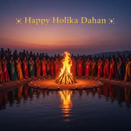 Happy Holika Dahan Wishes In Hindi - Free Happy Holika Dahan Download