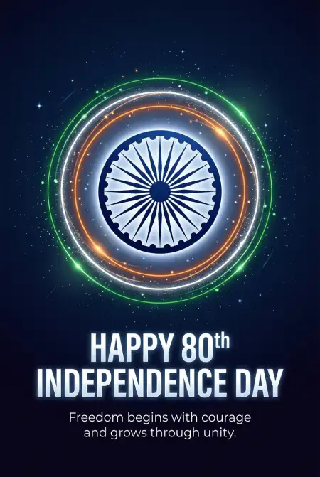 Free Happy Independence Day 2026 Ashoka Chakra Images Image Download
