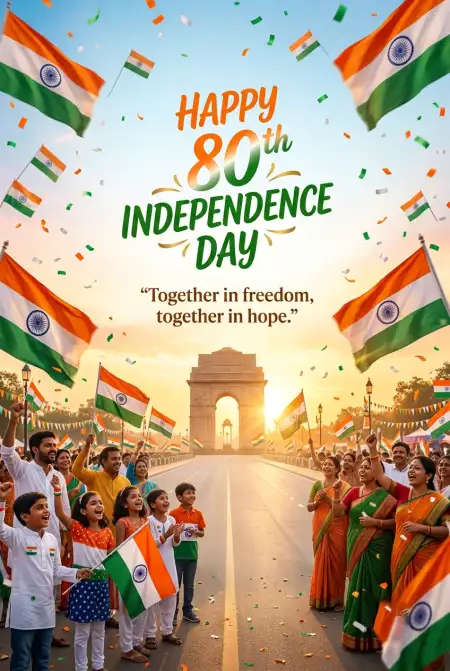 Free Happy Independence Day 2026 Hd Poster Image Download