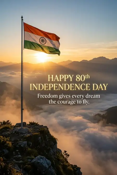 Free Happy Independence Day 2026 Inspirational Quotes Image Download