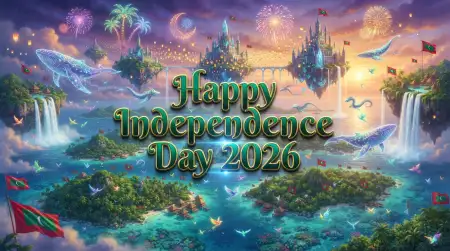 Happy Independence Day 2026 Maldives Twitter Banner - Free Maldives Independence Day 2026 Download