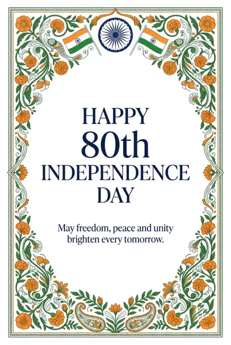 Free Happy Independence Day 2026 Patriotic Greeting Card Image Download
