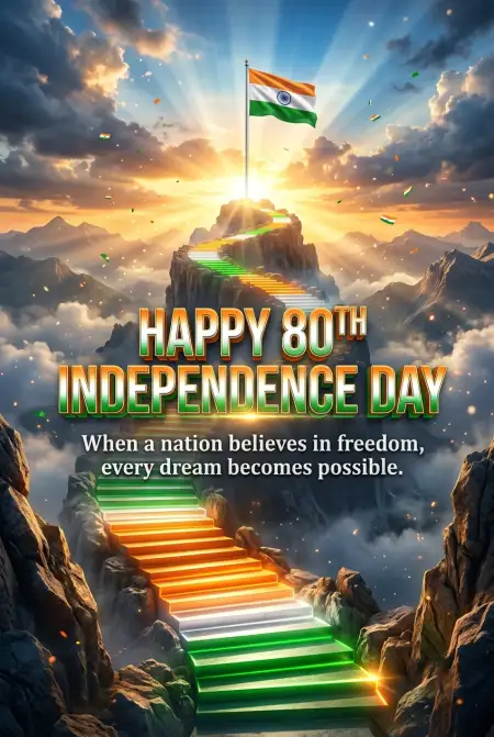Free Happy Independence Day 2026 Patriotic Quotes Image Download
