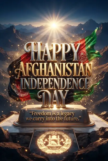 Happy Independence Day Afghanistan Instagram Hd Images - Free Afghan Independence Day 2026 Download