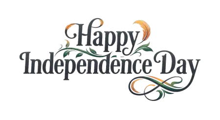 Happy Independence Day Calligraphy Png - Free Happy Independence Day Png 2026 Download