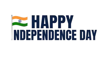 Happy Independence Day Creative Text Png - Free Happy Independence Day Png 2026 Download