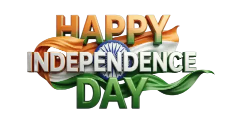 Happy Independence Day Greeting Design Png - Free Happy Independence Day Png 2026 Download
