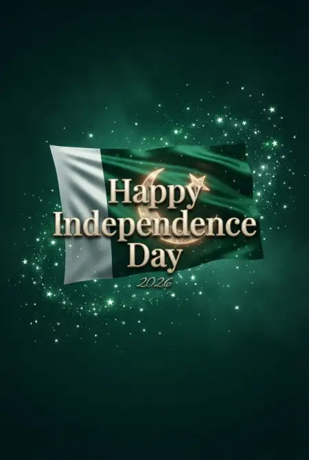 Happy Independence Day Pakistan Social Media Post - Free Pakistan Independence Day 2026 Download