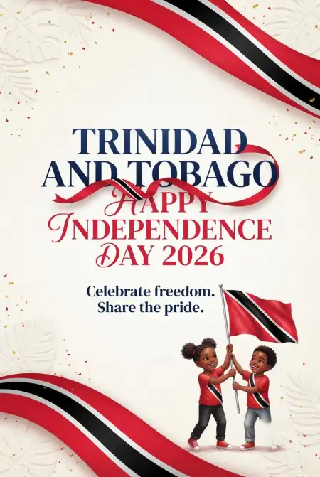 Happy Independence Day Trinidad And Tobago 2026 Messages - Free Trinidad And Tobago Independence Day 2026 Download
