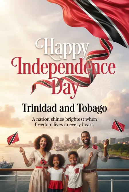 Happy Independence Day Trinidad And Tobago 2026 Social Media Post - Free Trinidad And Tobago Independence Day 2026 Download