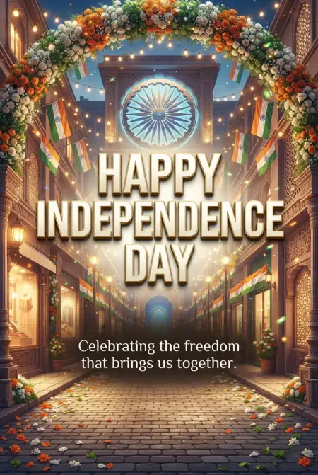 Happy Independence Day Wishes 2026 Instagram Story - Free Indian Independence Day Wishes 2026 Download
