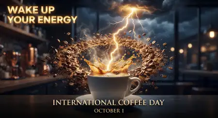 happy international coffee day 2026 messages - International Coffee Day 2026 Greeting