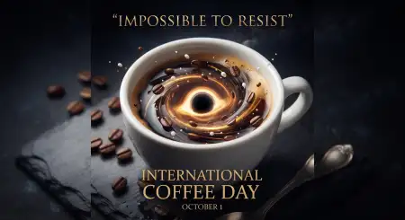 happy international coffee day 2026 png - International Coffee Day 2026 Greeting