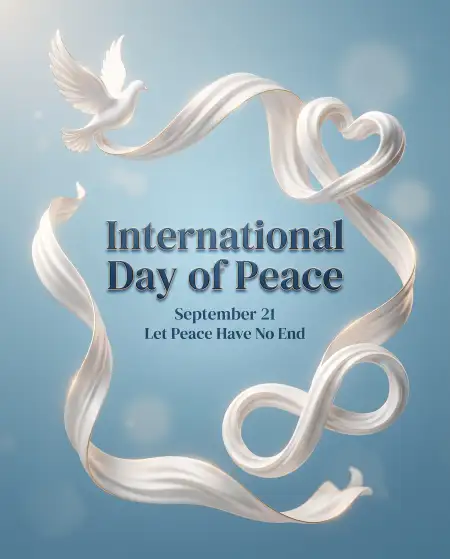 happy international day of peace greeting card - Peace Day 2024 Greeting Cards For Download Hd
