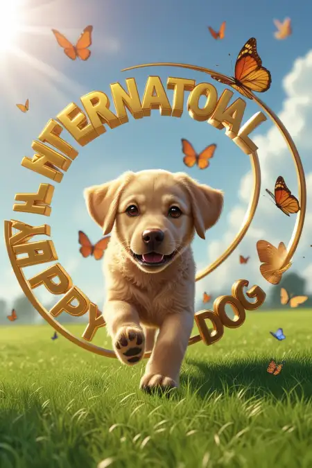 Happy International Dog Day 2025 Captions For Dog Lovers - Free Happy International Dog Day Download