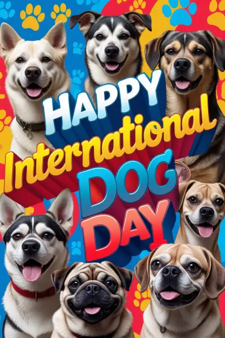 Happy International Dog Day 2025 Pictures For Facebook Post - Free Happy International Dog Day Download