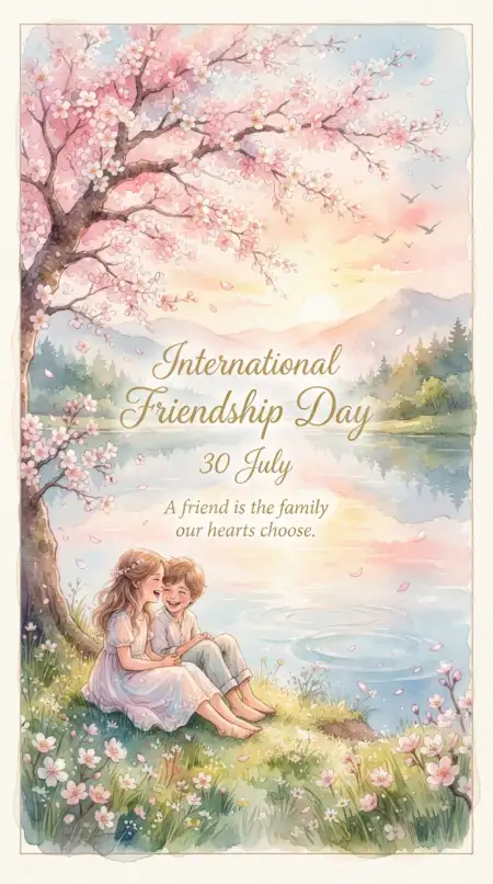 Happy International Friendship Day Transparent Background - Free Background Download