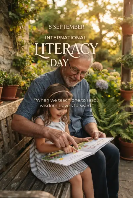 Free Happy International Literacy Day Images 2026 Image Download
