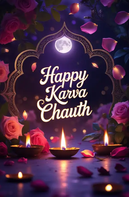 Free Happy Karva Chauth Photo For Pinterest Sharing PNG Image Download