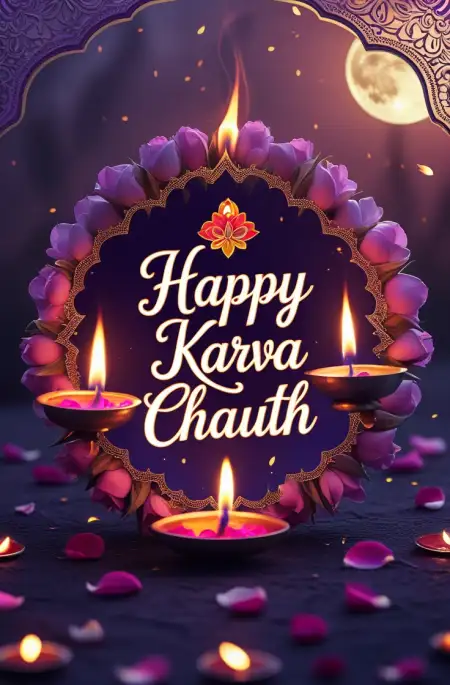 Happy Karva Chauth Png Transparent Background For Photoshop - Free Photo Photoshop Download