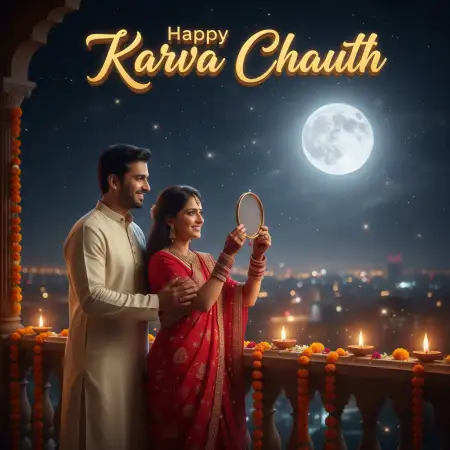 Happy Karva Chauth Shayari In Hindi - Free Hindi Shayari Download