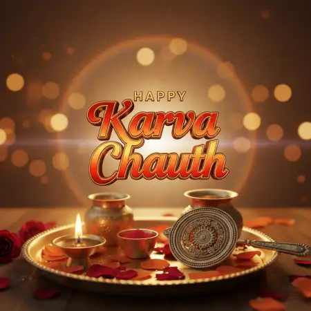 Free Happy Karva Chauth Wishes For Friends PNG Image Download
