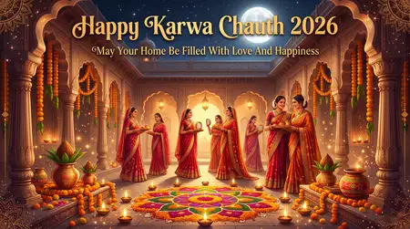 happy karwa chauth 2026 hd background - Happy Karwa Chauth 2026