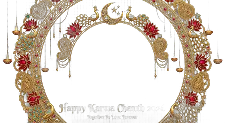 happy karwa chauth 2026 transparent background png - Happy Karwa Chauth 2026