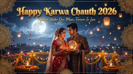 happy karwa chauth 2026 whatsapp status - Happy Karwa Chauth 2026