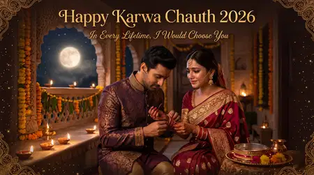 happy karwa chauth 2026 wishes for husband - Happy Karwa Chauth 2026