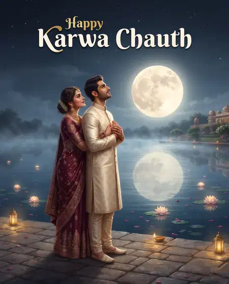 happy karwa chauth facebook story for couples