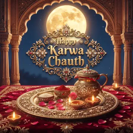 happy karwa chauth festival facebook post