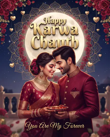 happy karwa chauth hindi festival wishes - Happy Karwa Chauth Wishes For Social Media